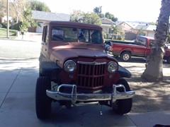 front of jeep
