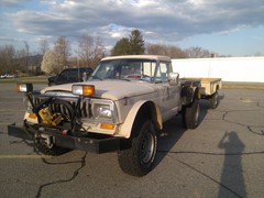 1988 Jeep J20 with M101 Trailer