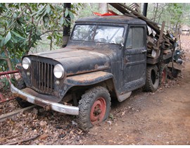 1948 Willys 4wd Stake Bed Pickup 6