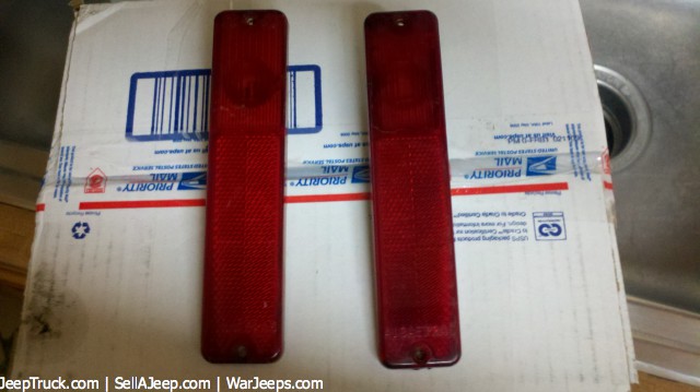 1978 Jeep J10 Truck Bed Side Marker Lights