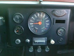close up dash board
