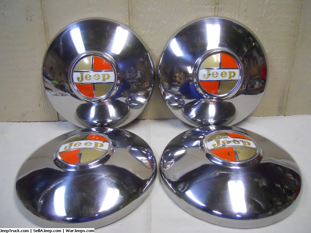 6271 Jeep Hubcaps Dog Dish Poverty Caps 1