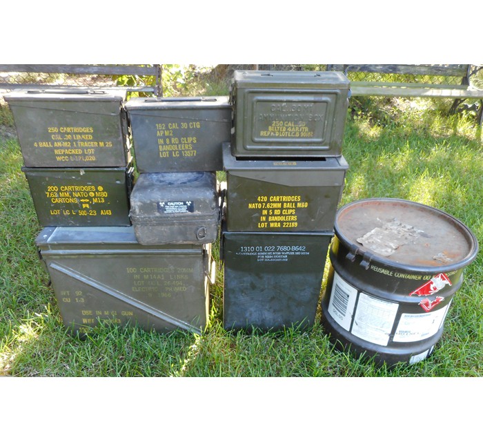 Military Jeep M715 Parts Lot Fuel Cans 3