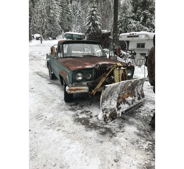 1968 Jeep Gladiator Truck with Plow 2